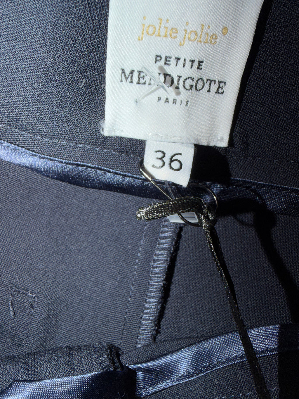 Pantalon Bleu Nuit "Jolie Jolie" Petite Mendigote
