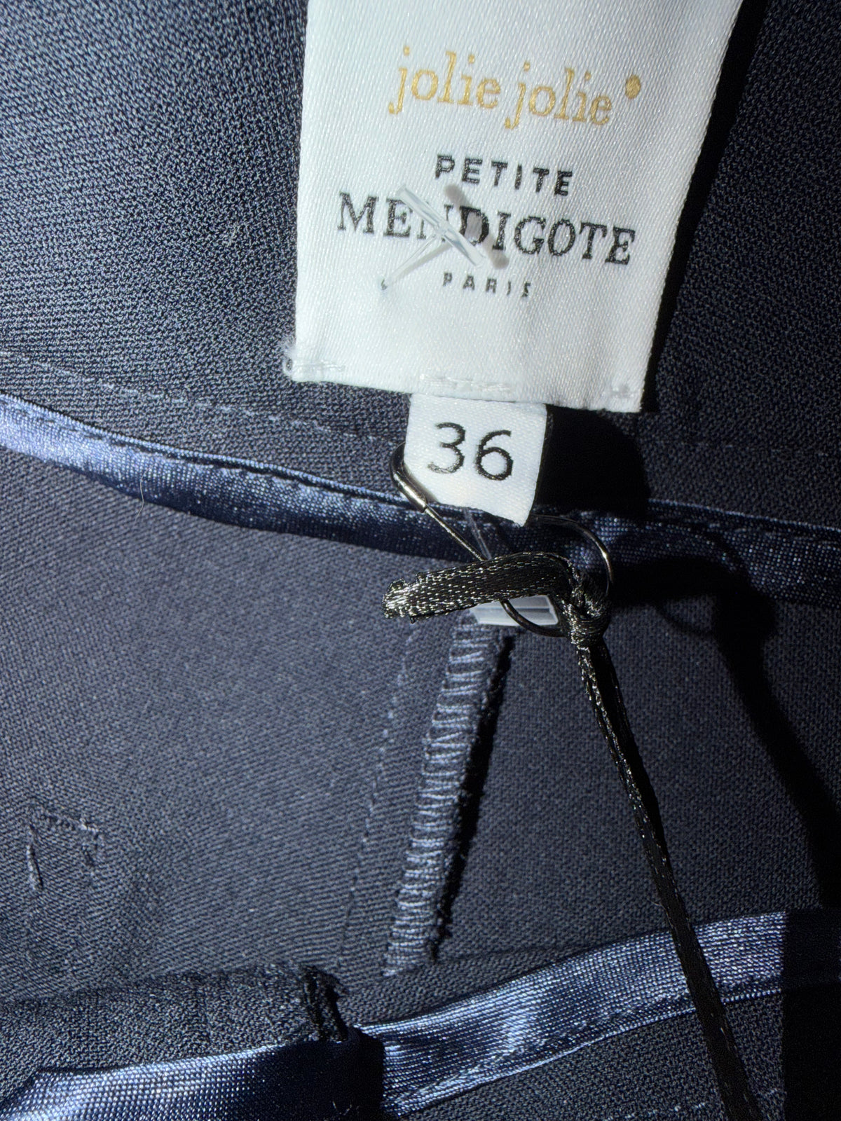 Pantalon Bleu Nuit "Jolie Jolie" Petite Mendigote