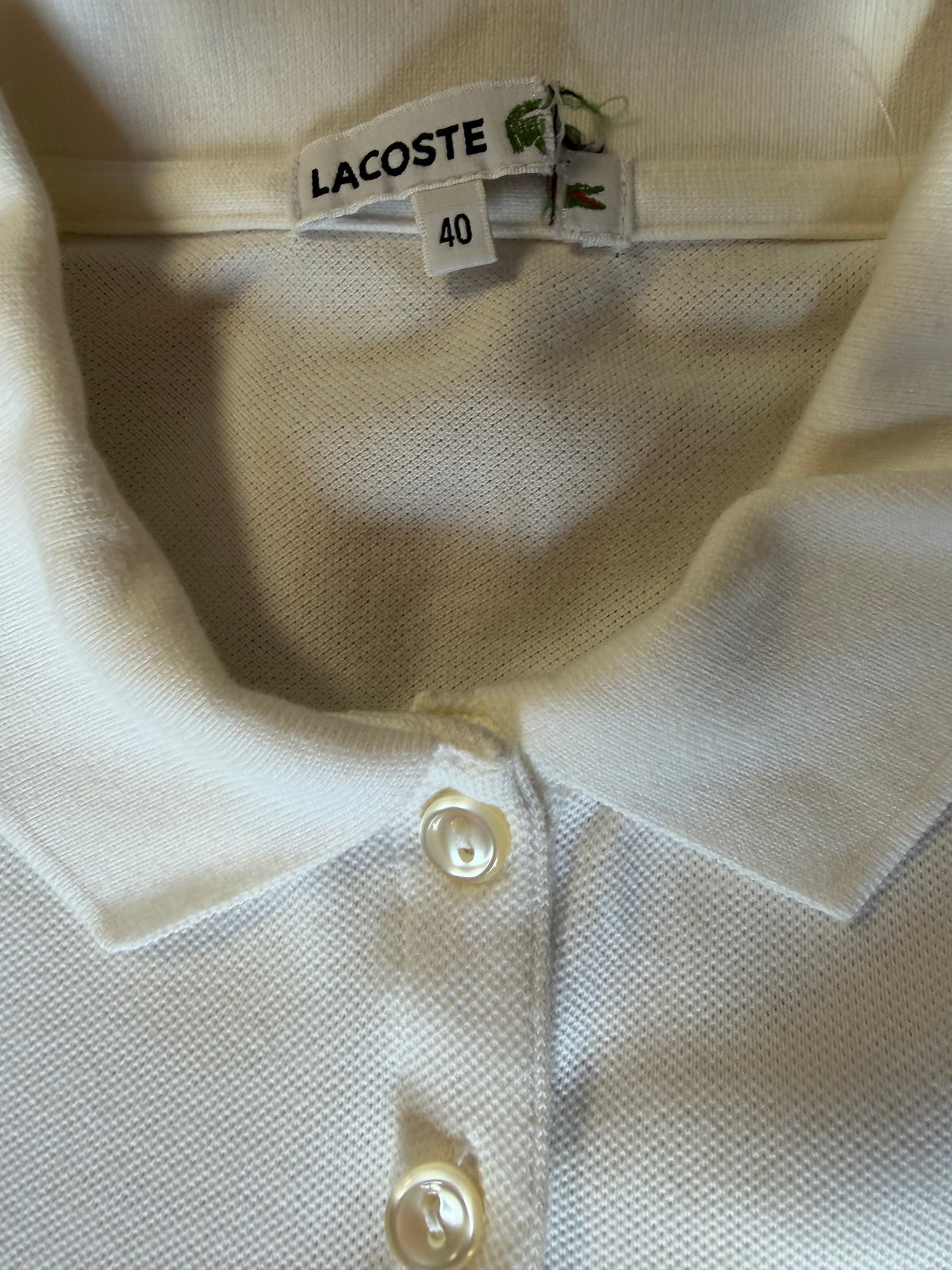 Polo Lacoste Vintage en Coton