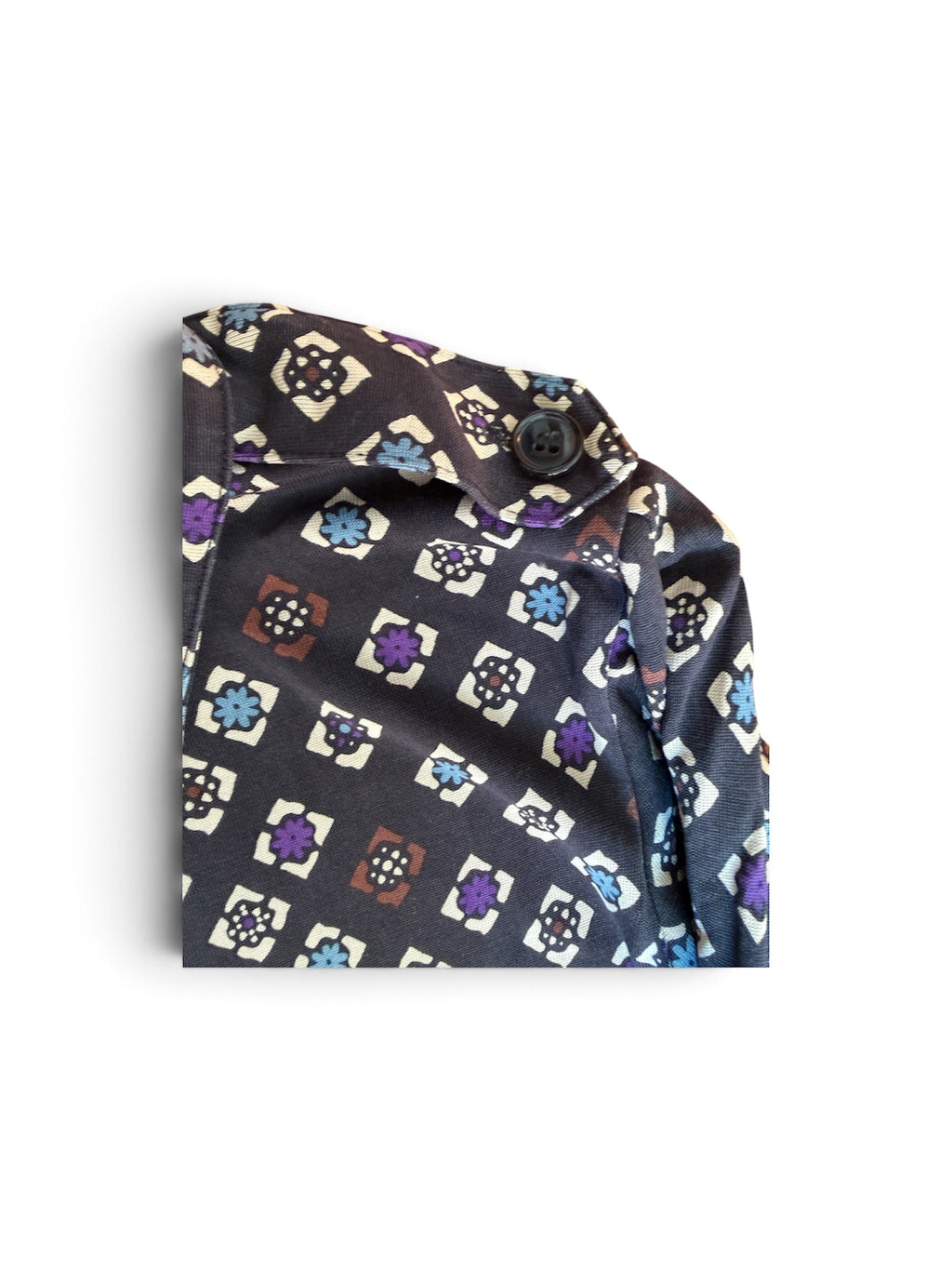 Robe Chemise vintage en Soie Imprimée "Diane von Furstenberg"
