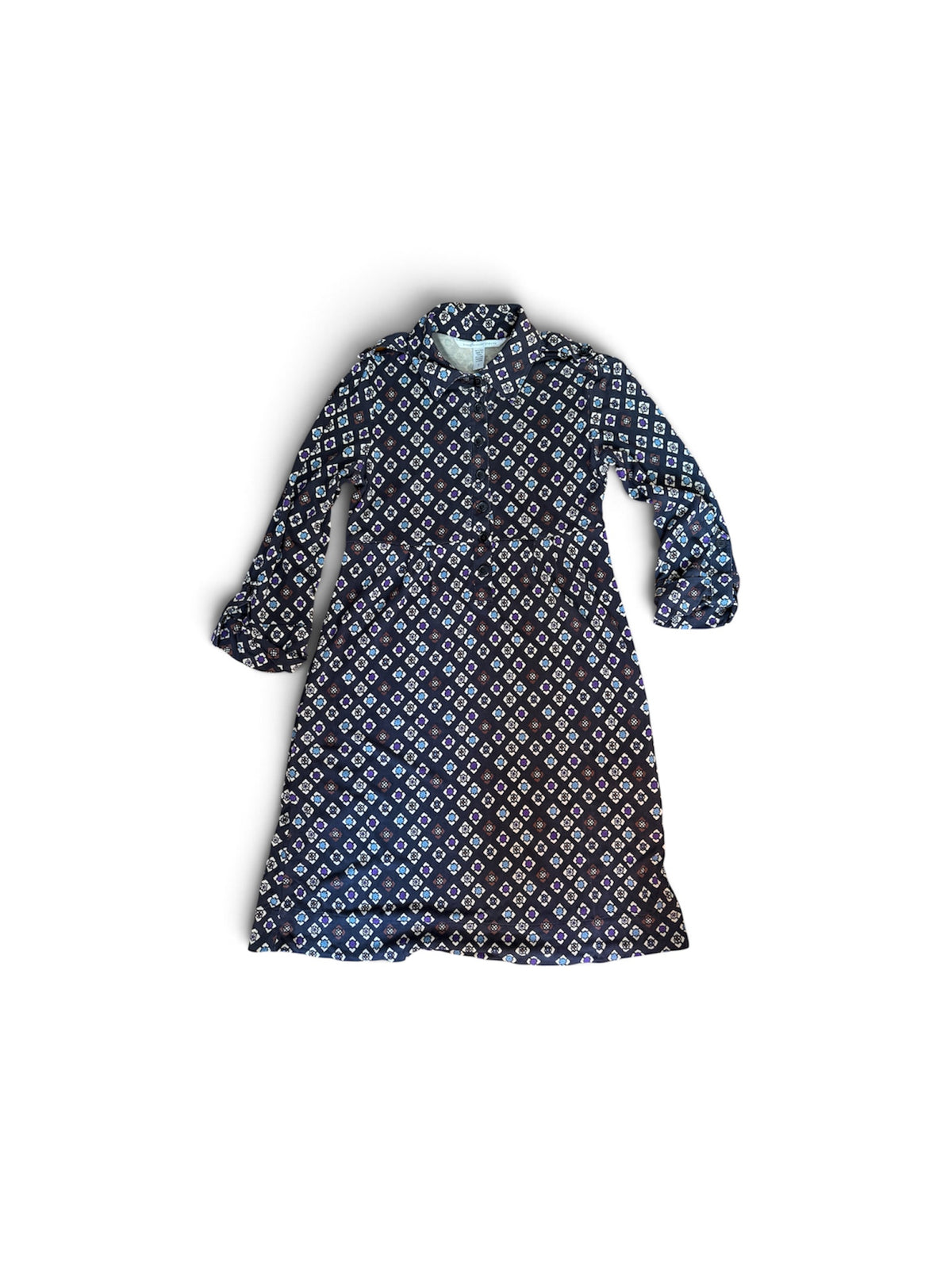 Robe Chemise vintage en Soie Imprimée "Diane von Furstenberg"