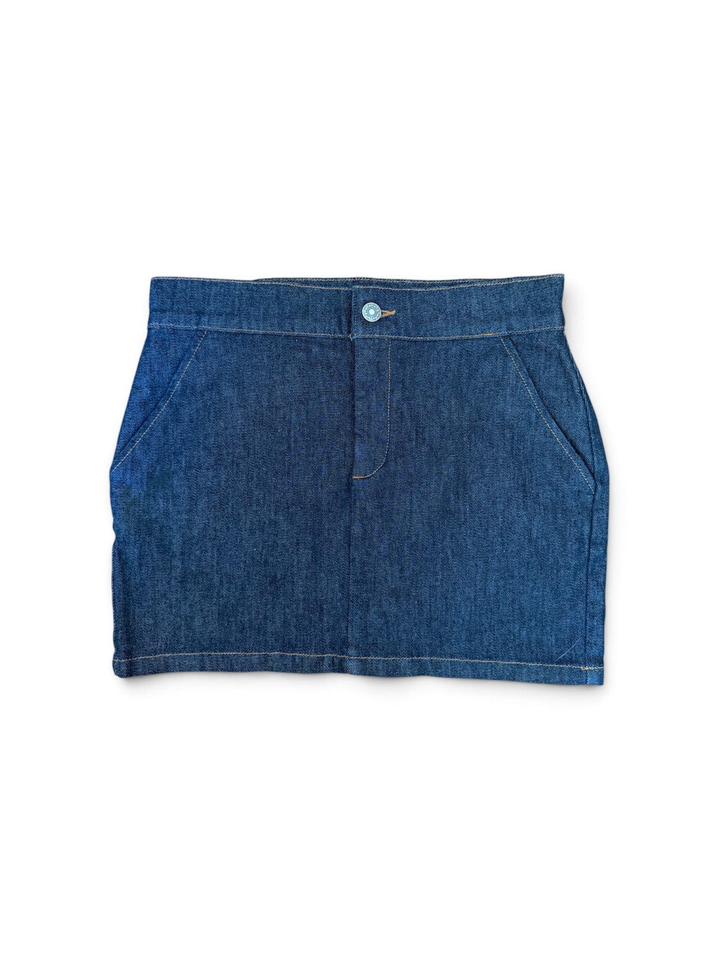 Mini-Jupe en Denim Brut "Soeur" Modèle Crazy