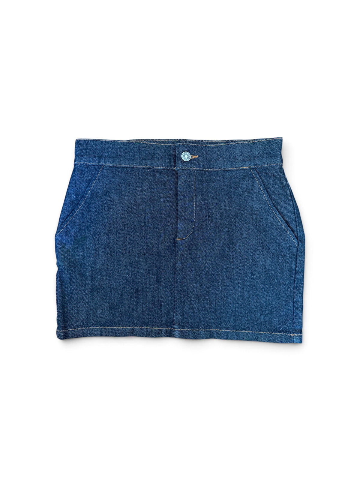 Mini-Jupe en Denim Brut "Soeur" Modèle Crazy