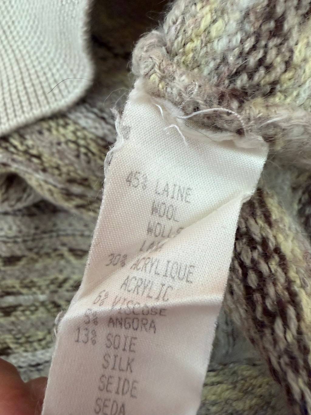 Pull Vintage en Maille Rodier