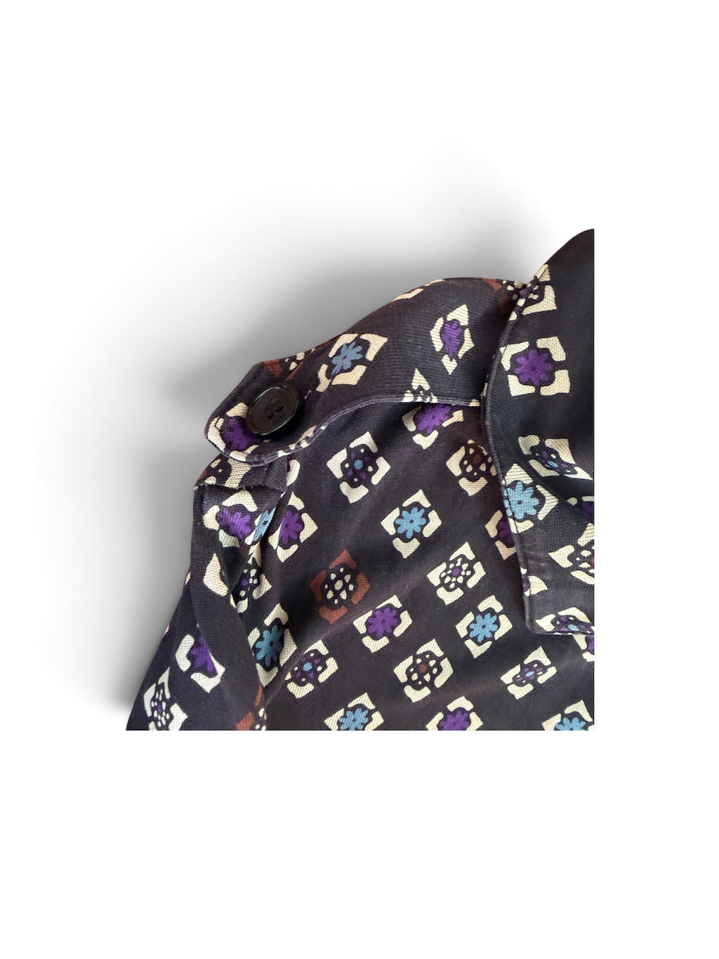 Robe Chemise vintage en Soie Imprimée "Diane von Furstenberg"