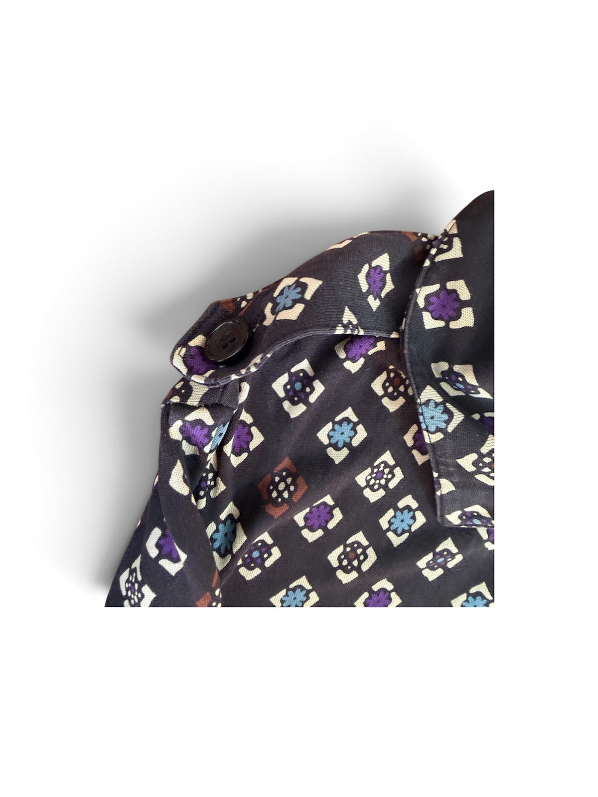 Robe Chemise vintage en Soie Imprimée "Diane von Furstenberg"