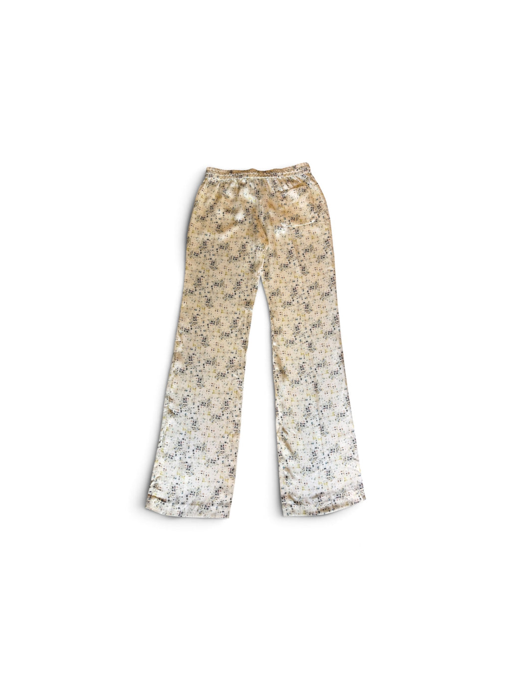 Pantalon "New Pyjama" en Soie Imprimée Pixel JOSEPH