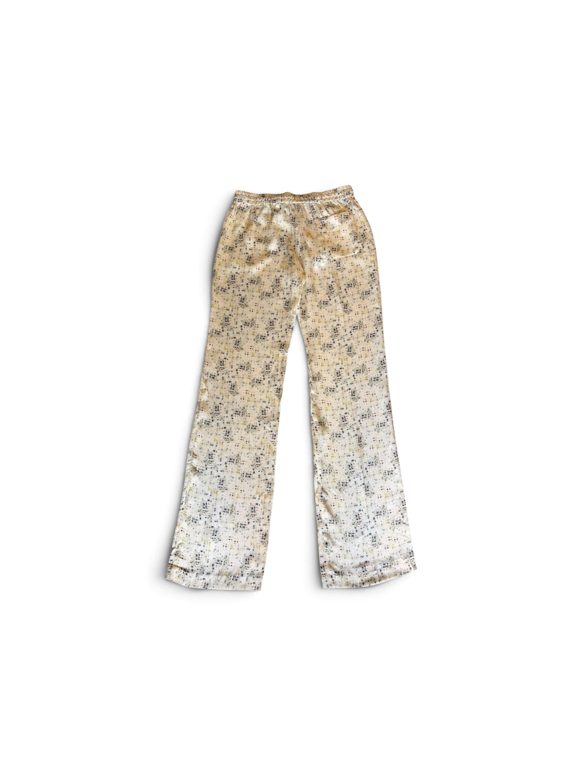 Pantalon "New Pyjama" en Soie Imprimée Pixel JOSEPH
