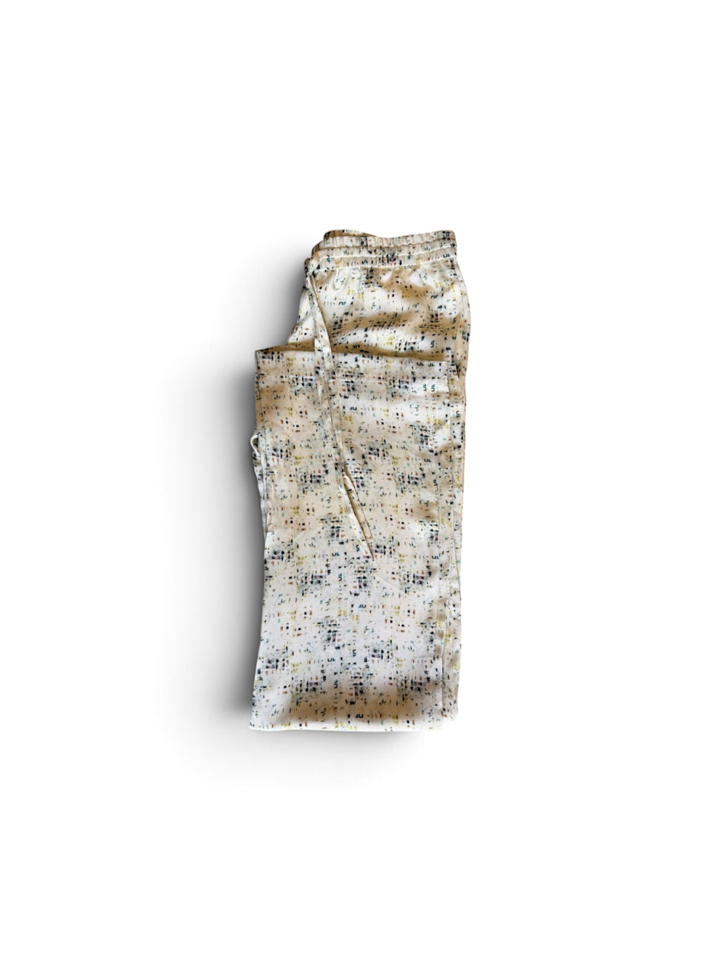 Pantalon "New Pyjama" en Soie Imprimée Pixel JOSEPH