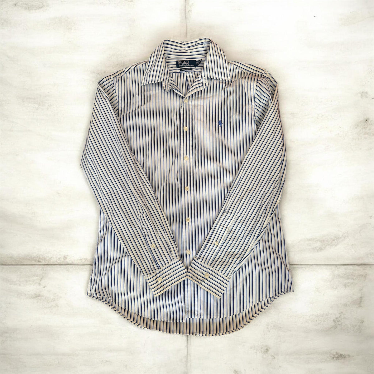 Chemise à Rayures Polo by Ralph Lauren Coupe Custom Fit