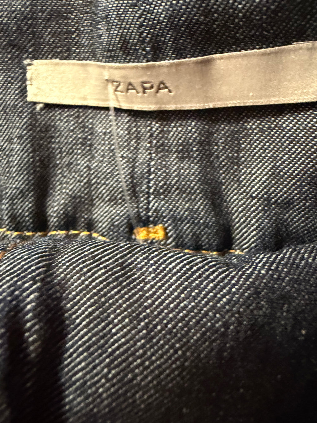 Jupe en jean plissée vintage ZAPA