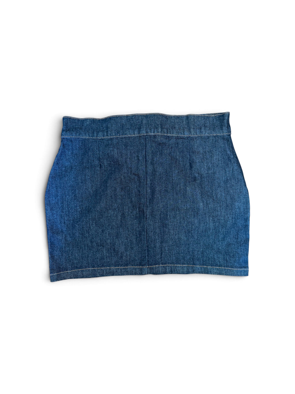Mini-Jupe en Denim Brut "Soeur" Modèle Crazy