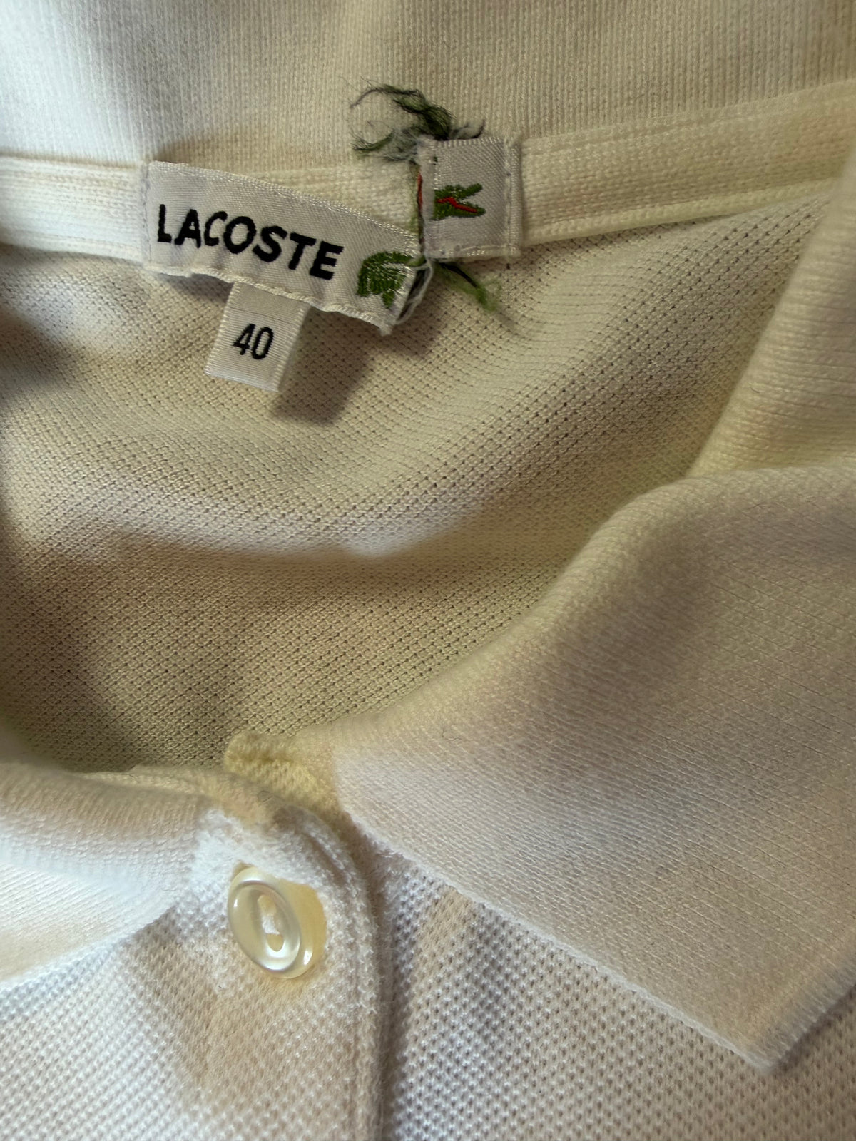 Polo Lacoste Vintage en Coton