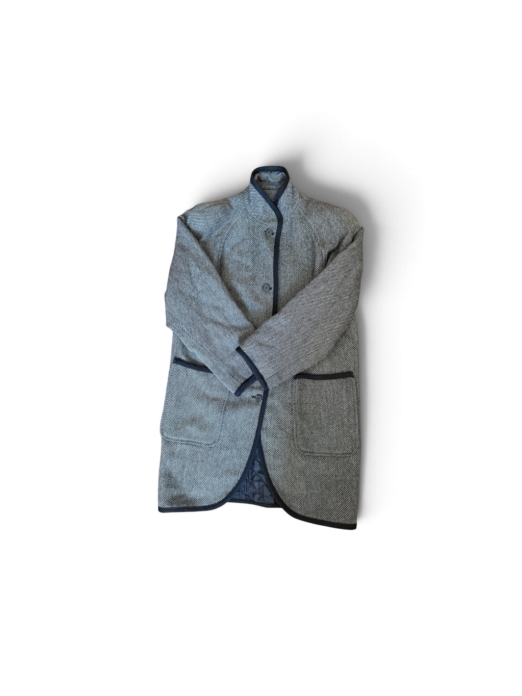 Manteau Vintage à Motif Chevron "Guy Laroche Diffusion"