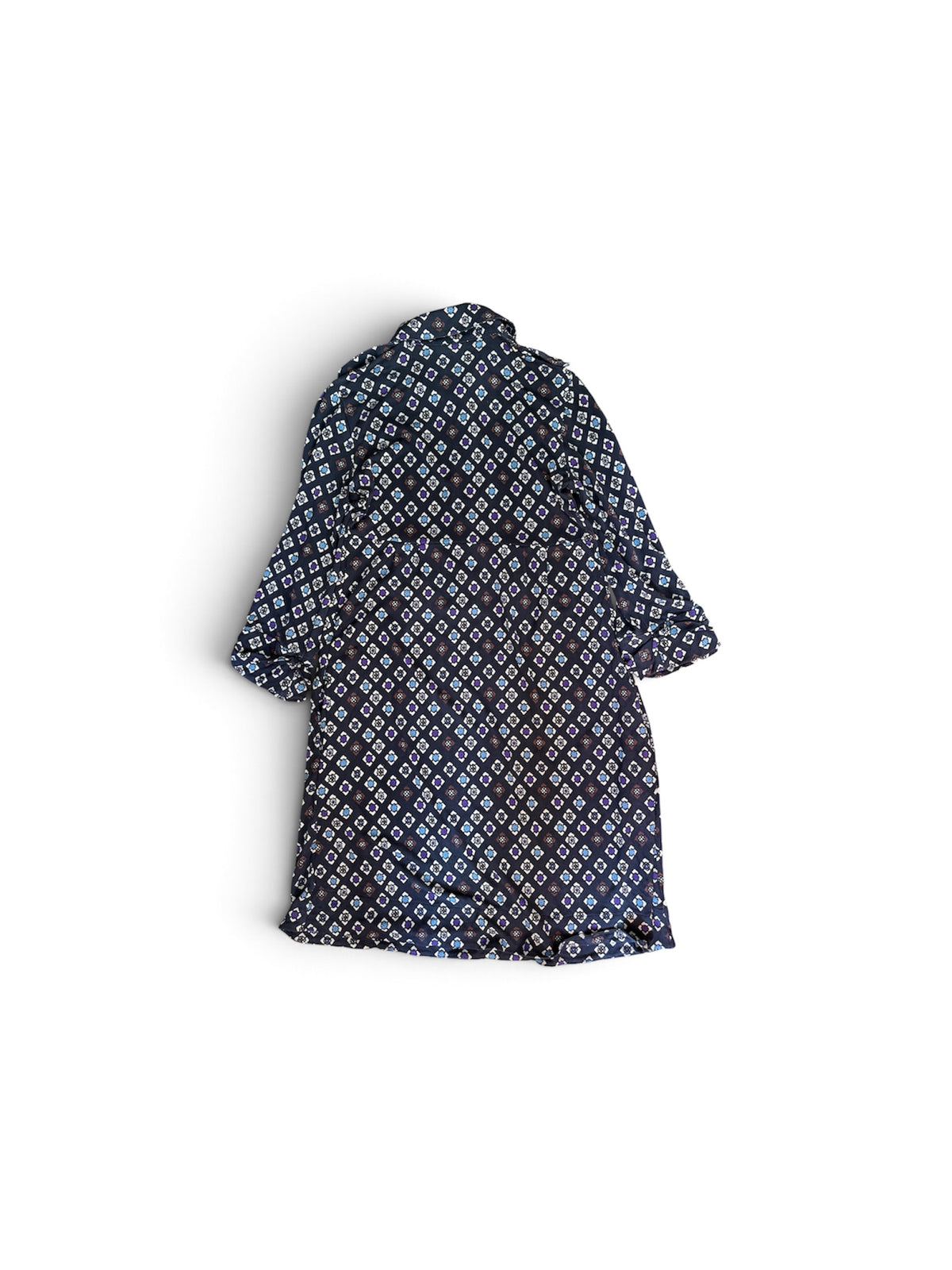 Robe Chemise vintage en Soie Imprimée "Diane von Furstenberg"