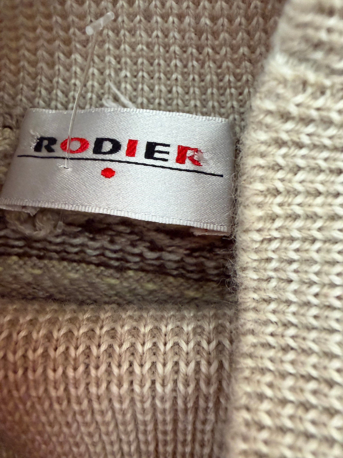 Pull Vintage en Maille Rodier
