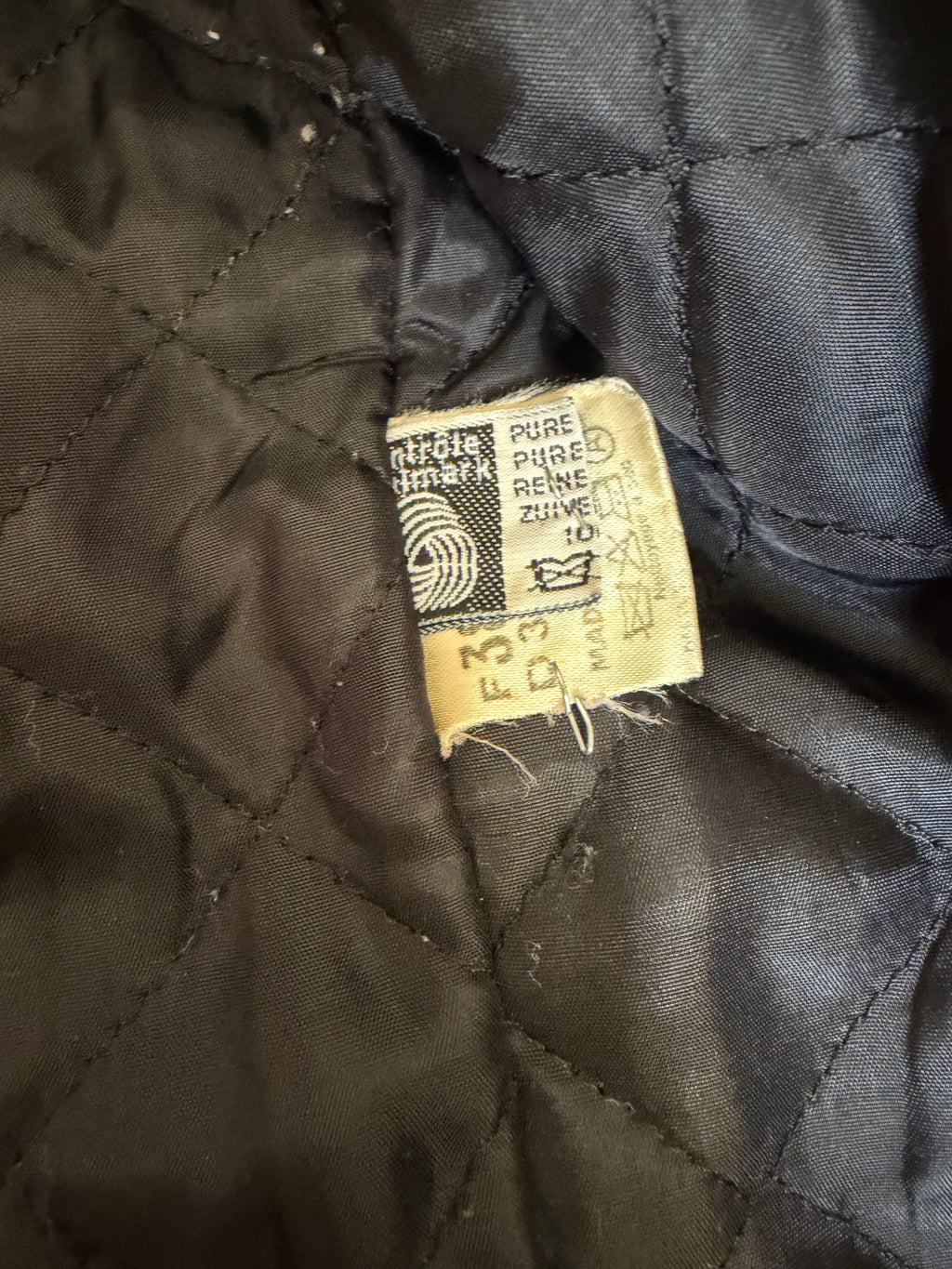 Manteau Vintage à Motif Chevron "Guy Laroche Diffusion"