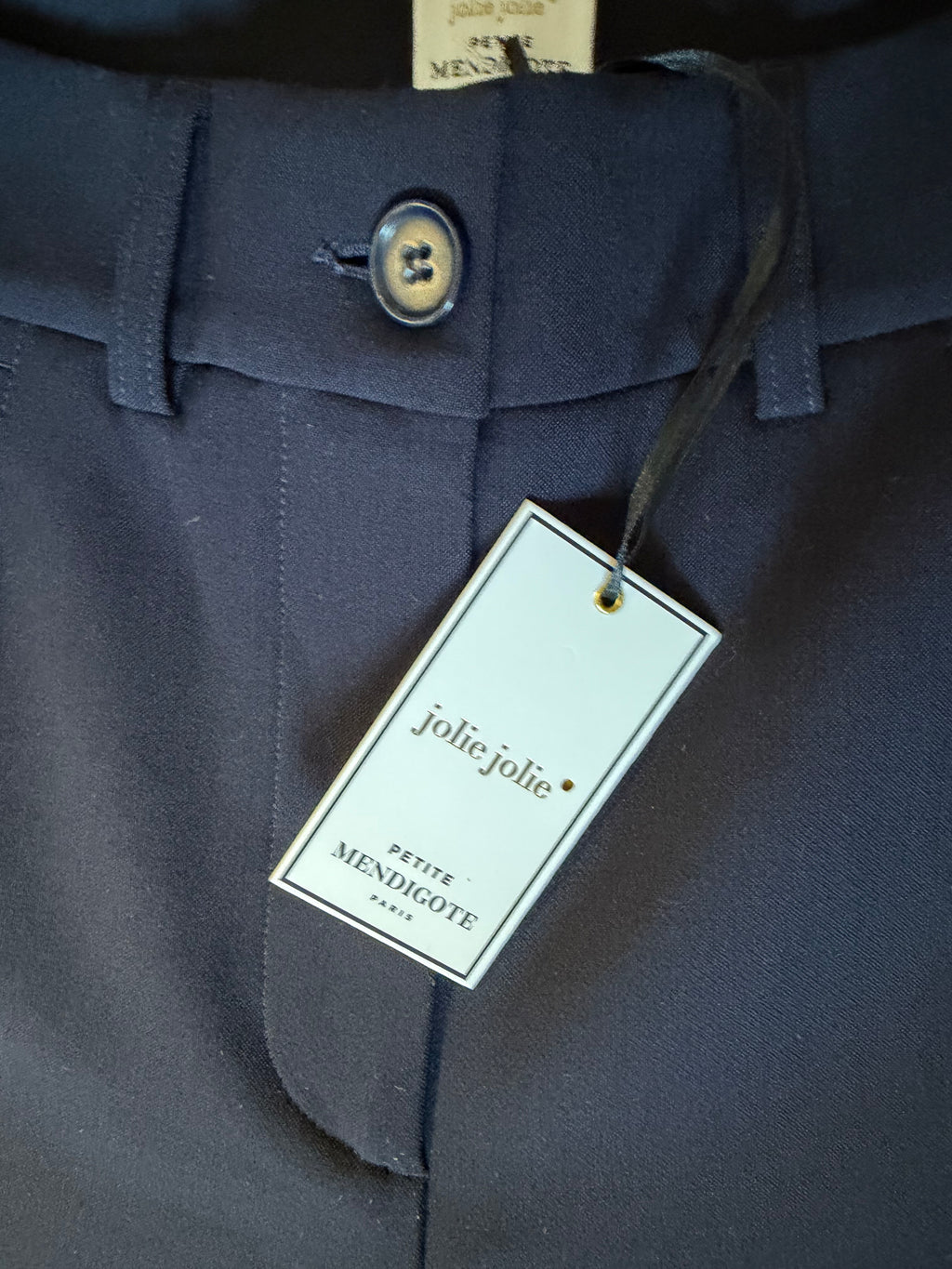 Pantalon Bleu Nuit "Jolie Jolie" Petite Mendigote