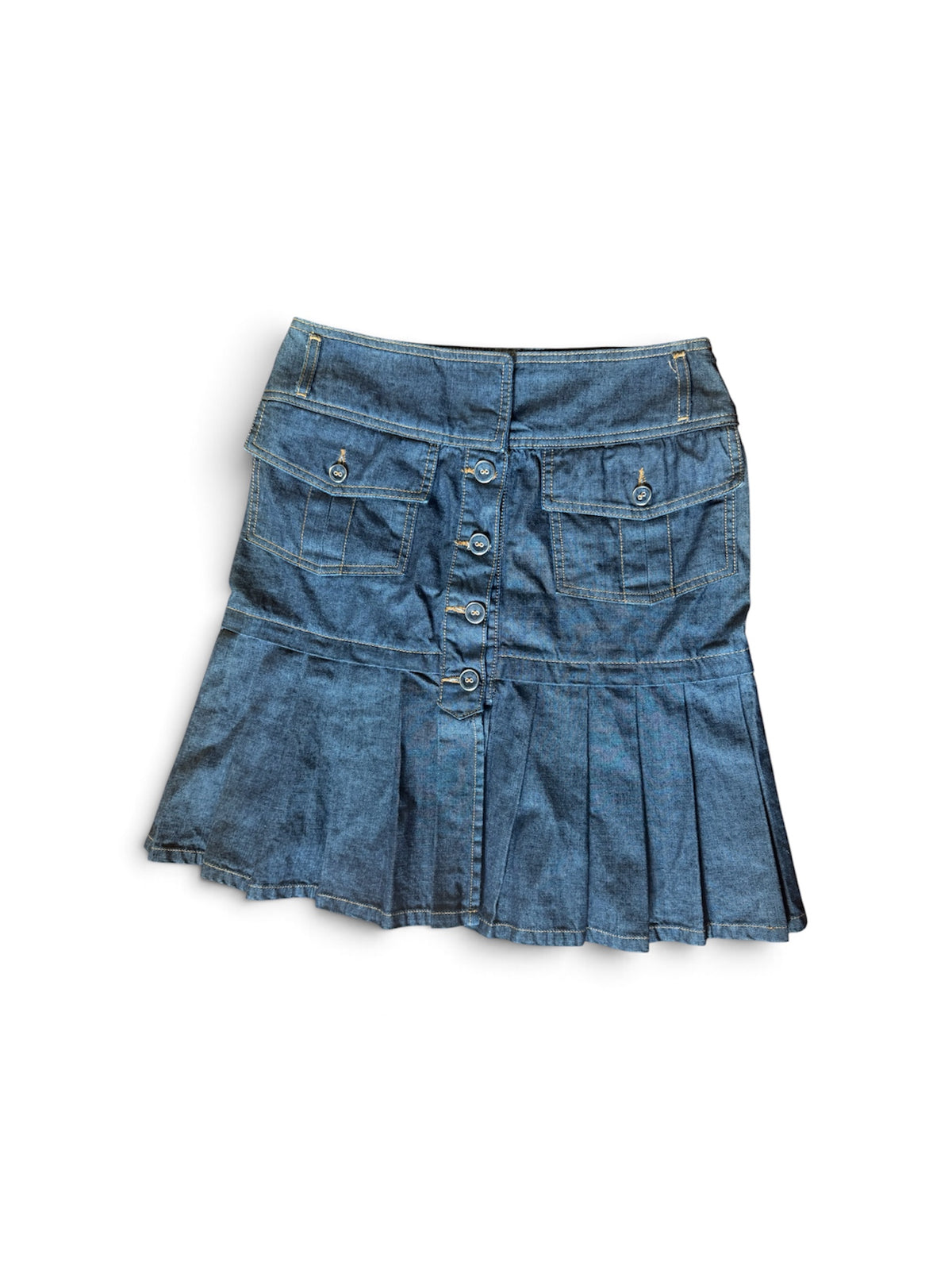 Jupe en jean plissée vintage ZAPA