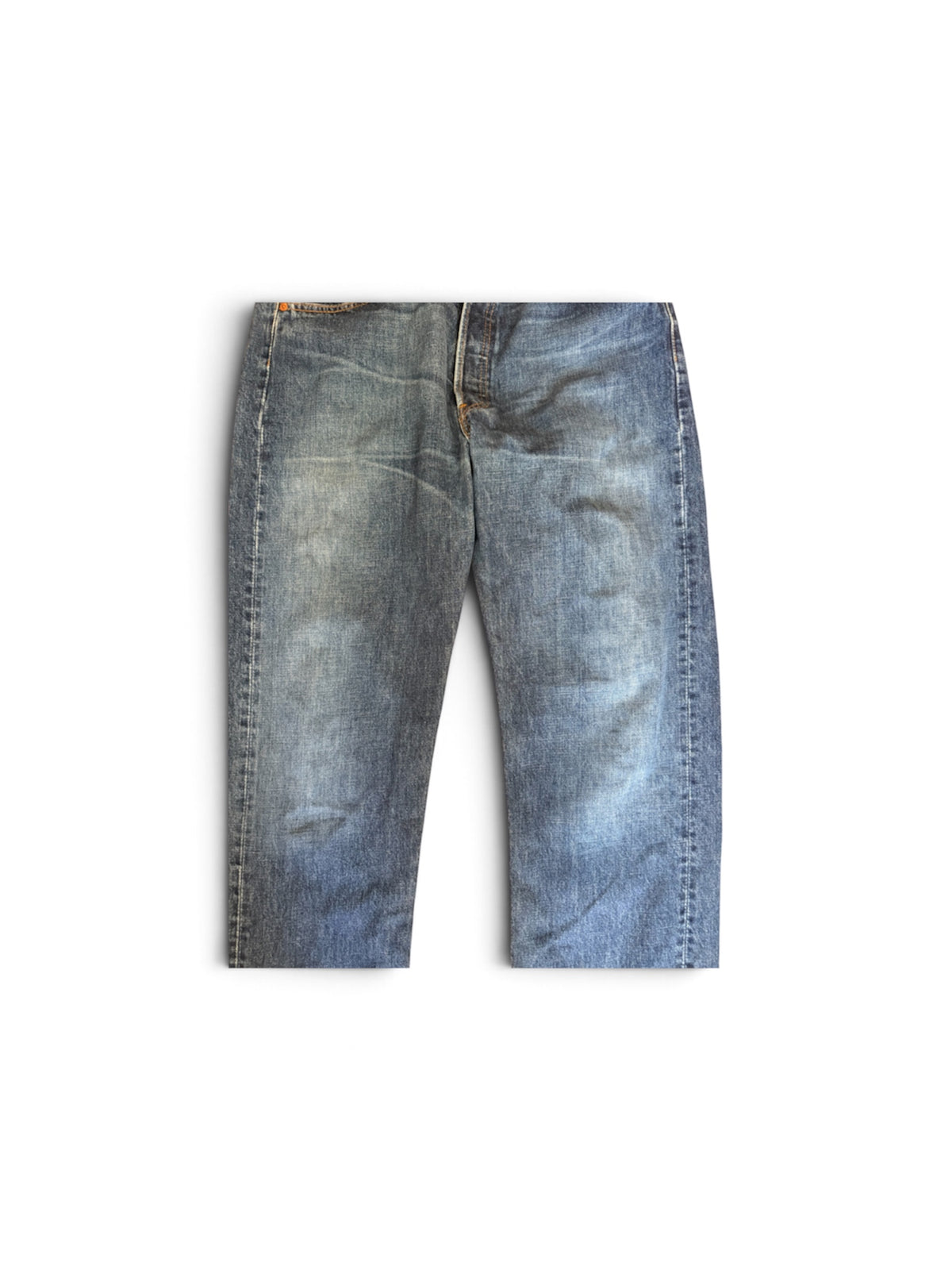 Jean Levi's 501 Original Fit – Délavage Vintage Brut / Usure Naturelle W34 L36