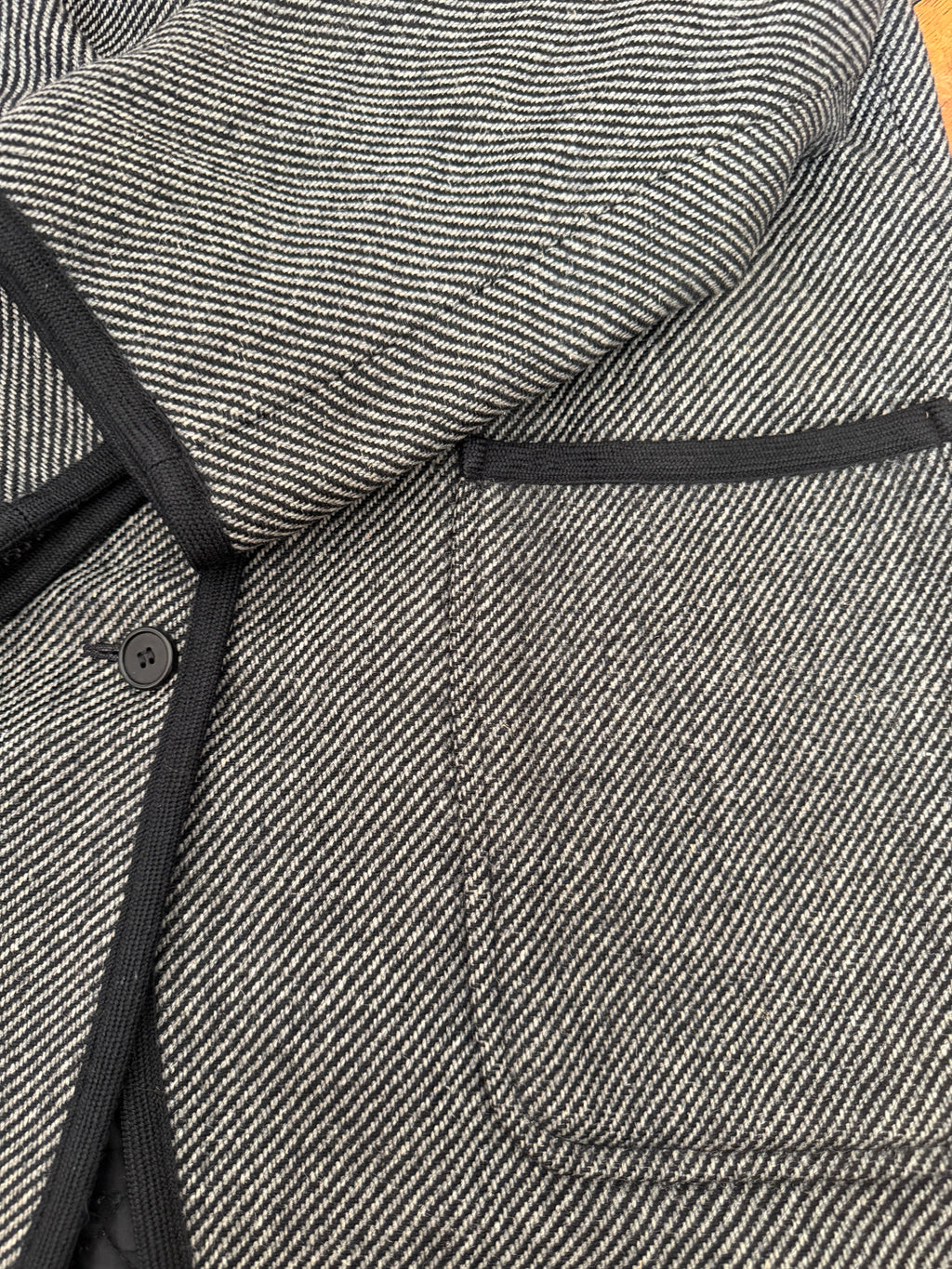 Manteau Vintage à Motif Chevron "Guy Laroche Diffusion"